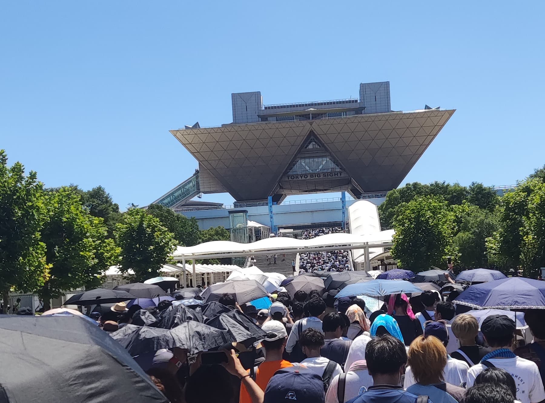 Tokyo Big Sight, les célèbres escaliers !