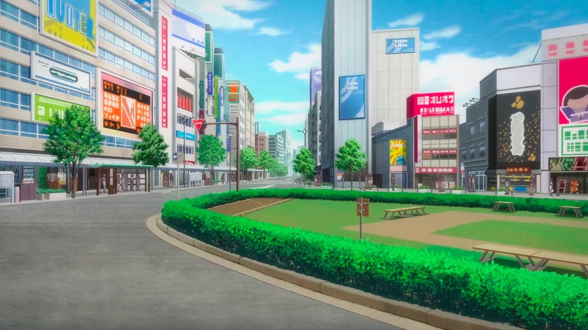Scène de 2.5 Dimensional Seduction, épisode 15 à 08:50, à Kamata Station