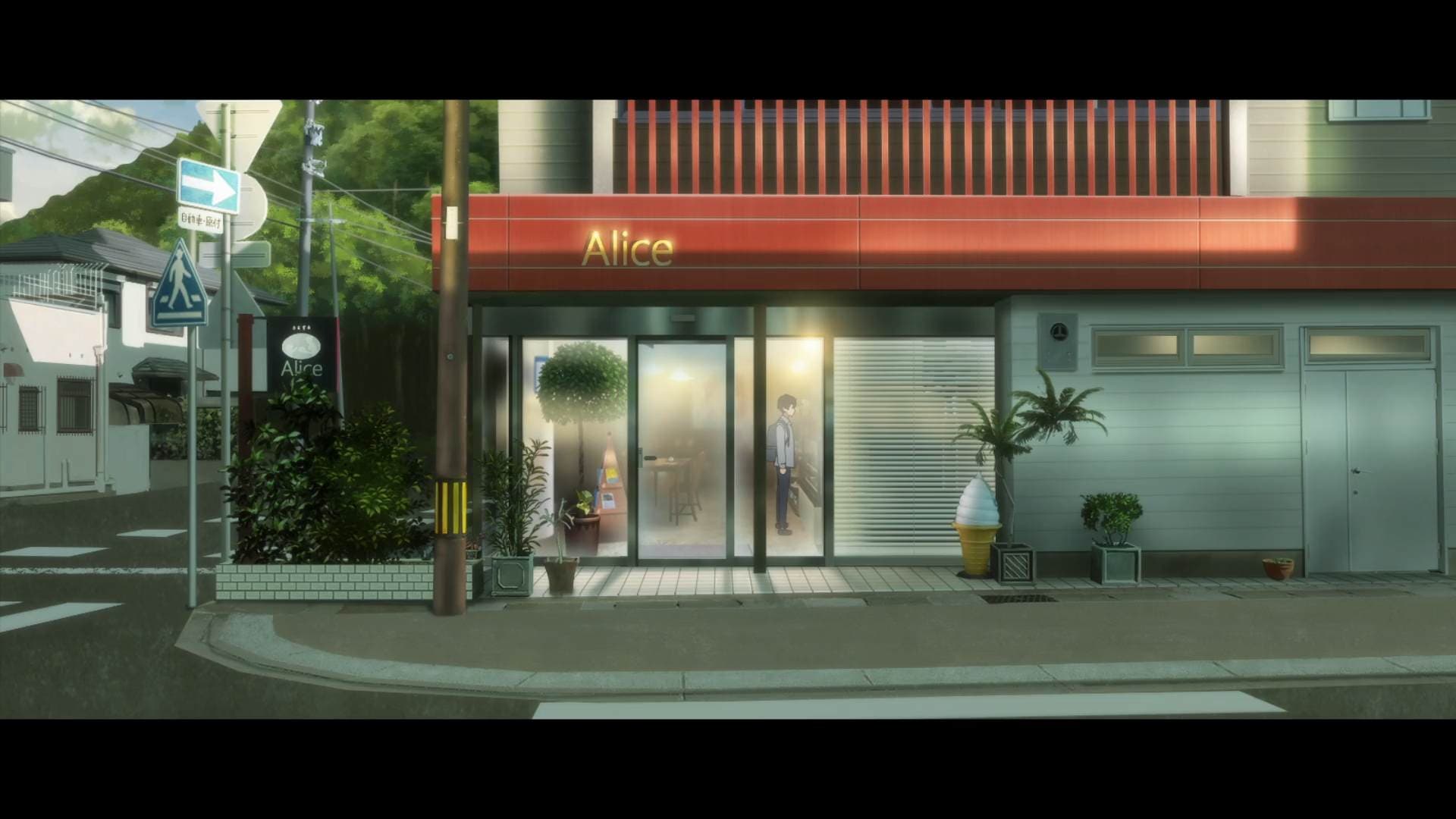 Le café AND LADY dans l'anime