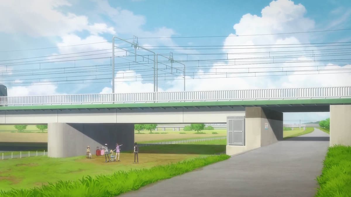 Scène de 2.5 Dimensional Seduction, épisode 20 à 13:13, à Maruko Bridge