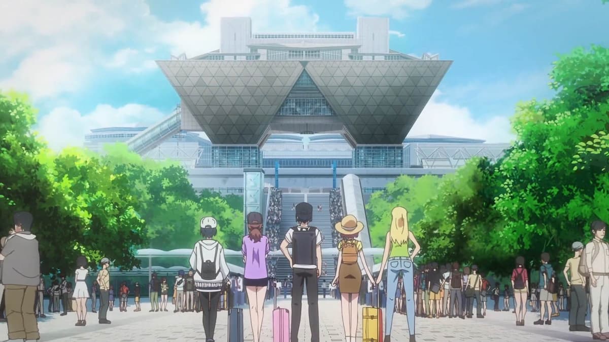 Scène de 2.5 Dimensional Seduction, épisode 18 à 22:17, à Tokyo Big Sight