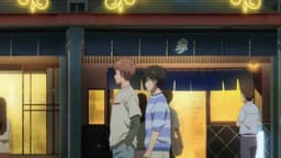 Toumei na Yoru ni Kakeru Kimi to, Me ni Mienai Koi wo Shita., EP 6 · 10:05 : Monja Kura (lieu réel)