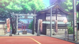 Akane-banashi, EP 12 · 1:19 : Yushima Tenjin Shrine (lieu réel)