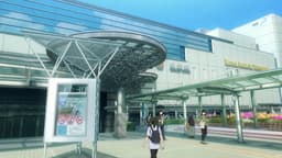 Make Heroine ga Oosugiru!, EP 5 · 0:05 : Toyohashi Station (lieu réel)