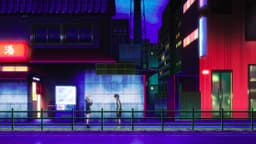 Yofukashi no Uta, EP 5 : Nisshin-yu (lieu réel)