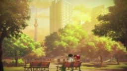 Akane-banashi, EP 1 : Ōjima-Komatsugawa Park (lieu réel)