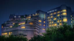 Kore Kaite Shine, EP 5 · 17:36 : Spa & Hotel Maihama Eurasia (lieu réel)