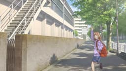 Toumei na Yoru ni Kakeru Kimi to, Me ni Mienai Koi wo Shita., EP 2 · 5:20 : Etchūjima Station (lieu réel)