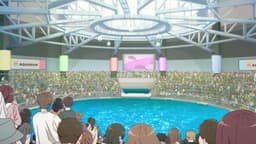 Seihantai na Kimi to Boku 2nd Season, EP 7 · 4:32 : Aqua Park Shinagawa (lieu réel)