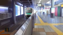 Tetsuryou! Meet with Tetsudou Musume, EP 1 · 18:50 : Honkawagoe Station (lieu réel)