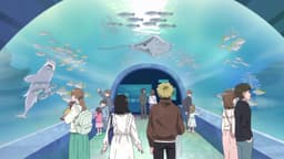 Seihantai na Kimi to Boku 2nd Season, EP 7 · 5:41 : Aqua Park Shinagawa (lieu réel)
