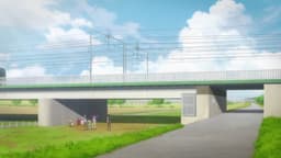 2.5 Dimensional Seduction, EP 20 · 13:13 : Maruko Bridge (lieu réel)