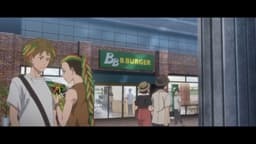 Shoushimin Series, EP 7 · 3:14 : Mos Burger Yanagasechuoten (lieu réel)