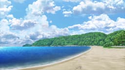 Summer Pockets, EP 12 · 5:43 : Gotanji Swimming Beach (lieu réel)