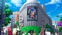 Tamon-kun Ima Docchi!?, EP 1 : Shibuya MODI (lieu réel)