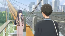Toumei na Yoru ni Kakeru Kimi to, Me ni Mienai Koi wo Shita., EP 2 · 15:43 : Meiji-Maru (lieu réel)