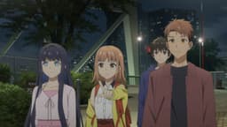 Toumei na Yoru ni Kakeru Kimi to, Me ni Mienai Koi wo Shita., EP 1 · 11:27 : Aioi Bridge (lieu réel)