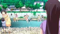 Yama no Susume, EP 12 : Hanno Riverbank (lieu réel)