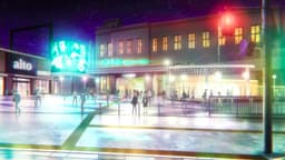 Yofukashi no Uta 2, EP 1 : Ueno Station (lieu réel)
