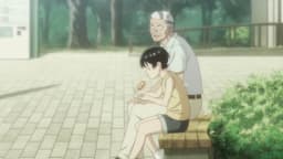 Akane-banashi, EP 12 · 16:57 : Statue of Saigō, Ueno Park (lieu réel)