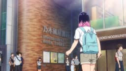 Akane-banashi, EP 6 · 21:58 : Books Kinokuniya Shinjuku Main (lieu réel)