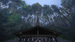 Kamiina Botan, Yoeru Sugata wa Yuri no Hana, EP 4 · 6:17 : Mitsumine Shrine (lieu réel)