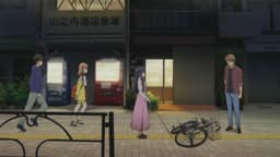 Toumei na Yoru ni Kakeru Kimi to, Me ni Mienai Koi wo Shita., EP 1 · 10:03 : Kitchen Origin Tsukishima (lieu réel)
