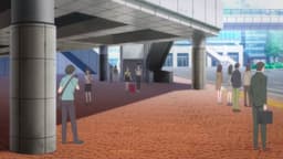 2.5 Dimensional Seduction, EP 8 · 12:29 : Yokosuka-chūō Station (lieu réel)