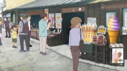 Tetsuryou! Meet with Tetsudou Musume, EP 1 · 19:28 : Matsuriku Ice-cream Kiosk (lieu réel)