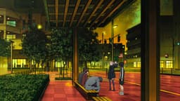 Yofukashi no Uta, EP 1 : Musashi-Urawa Station West Exit Plaza (lieu réel)