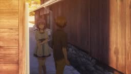 Summer Pockets, EP 9 · 9:02 : Generative wall drawing on Japanese paper house (lieu réel)