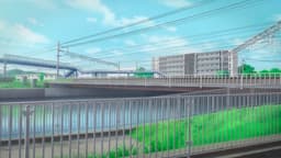 2.5 Dimensional Seduction, EP 8 · 12:23 : Kanazawa-bunko Station (lieu réel)