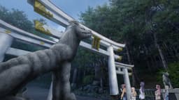 Kamiina Botan, Yoeru Sugata wa Yuri no Hana, EP 4 · 3:36 : Mitsumine Shrine (lieu réel)