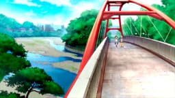Yama no Susume, EP 7 : Hanno Riverbank (lieu réel)