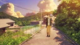 Summer Pockets, EP 14 · 14:35 : Shikoku Shimbun Naoshima/Kanemoto Sales Office (lieu réel)
