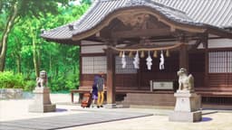 Summer Pockets, EP 4 · 6:58 : Hachiman Shrine (lieu réel)