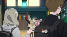 Seihantai na Kimi to Boku 2nd Season, EP 1 · 13:22 : Kaitorisenmonten Koyashiya Mitakaten (lieu réel)