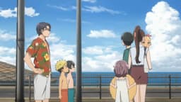 Otaku ni Yasashii Gal wa Inai!?, EP 5 · 3:42 : Kamakura Yuigahama Beach (lieu réel)