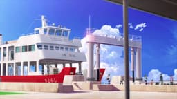 Summer Pockets, EP 1 · 1:49 : Marine station "Naoshima" (lieu réel)