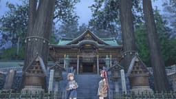 Kamiina Botan, Yoeru Sugata wa Yuri no Hana, EP 4 · 4:07 : Mitsumine Shrine (lieu réel)