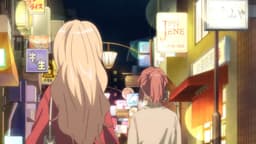 Kamiina Botan, Yoeru Sugata wa Yuri no Hana, EP 6 · 14:04 : Shinjuku Golden Gai (lieu réel)