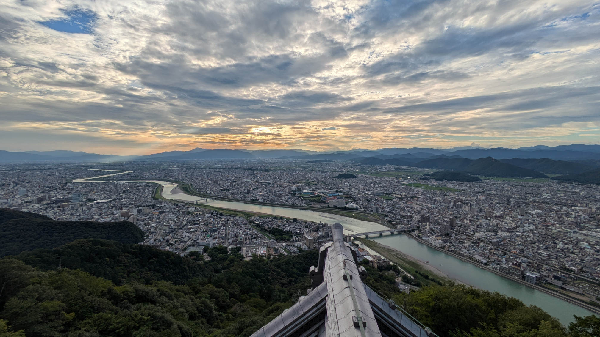 Vue depuis le château de Gifu