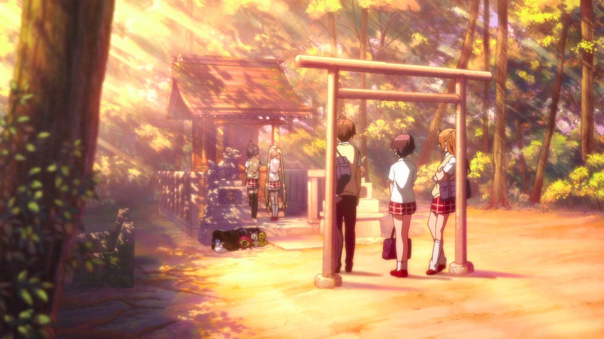 Temple Hiyama à Otsu dans Chuunibyou Demo Koi ga Shitai !