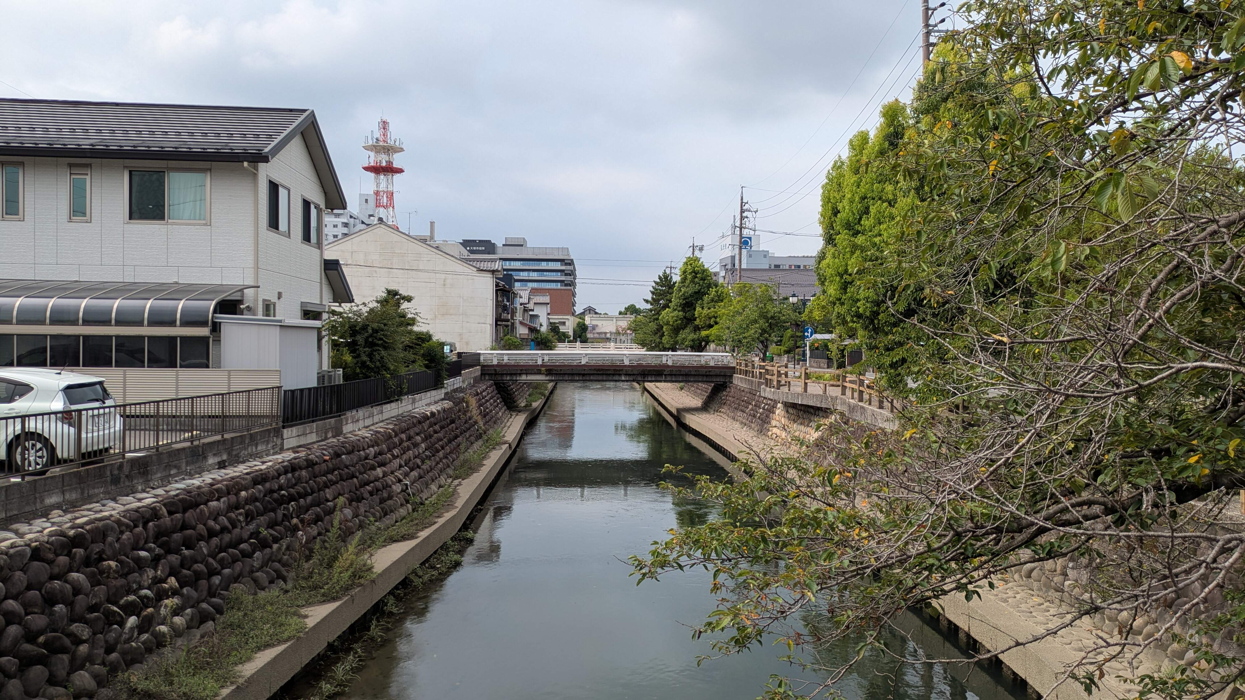 Rivière Suimon à Ogaki