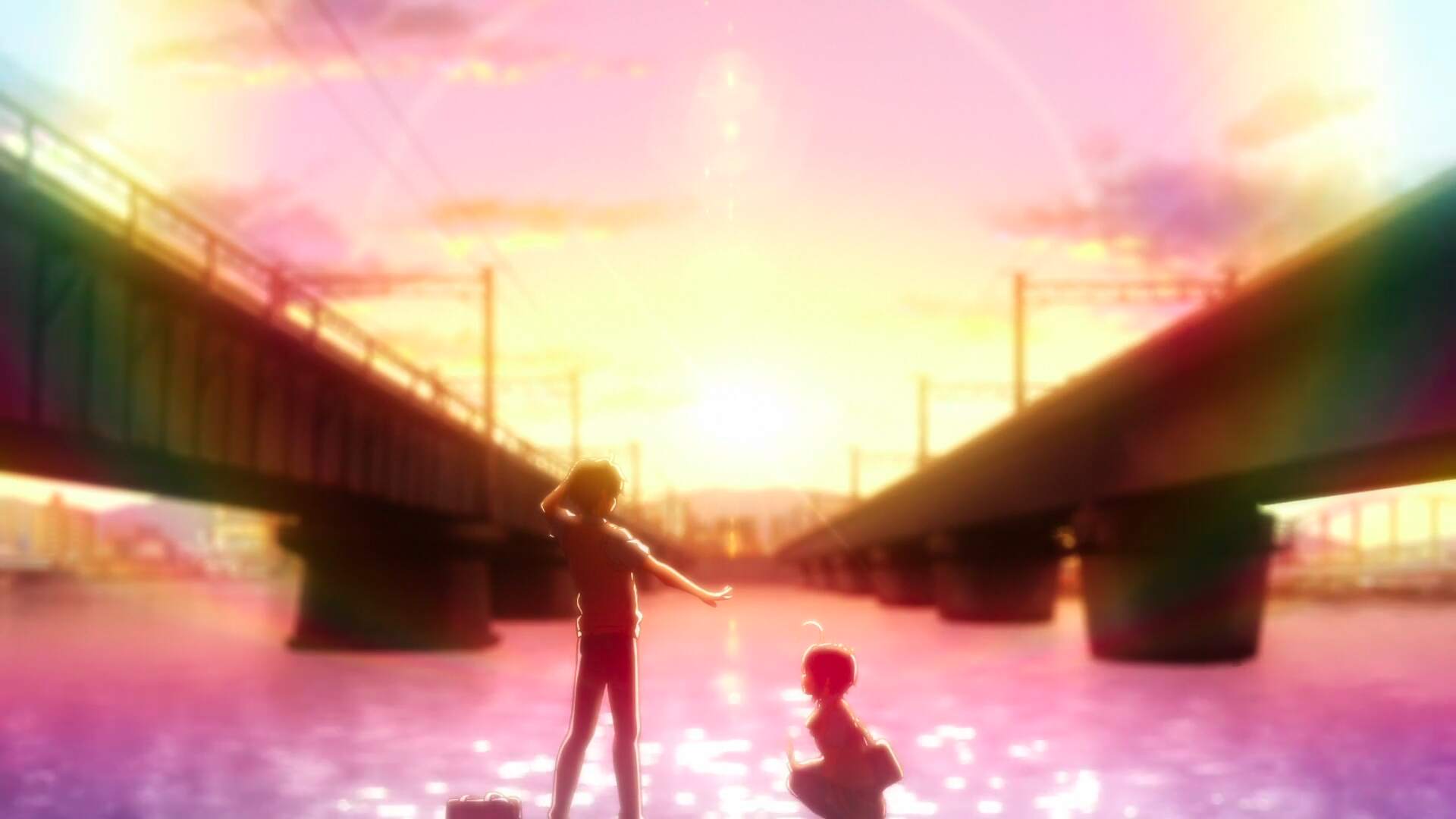 Sous la Tokaido Line dans l'anime Chuunibyou Demo Koi ga Shitai !