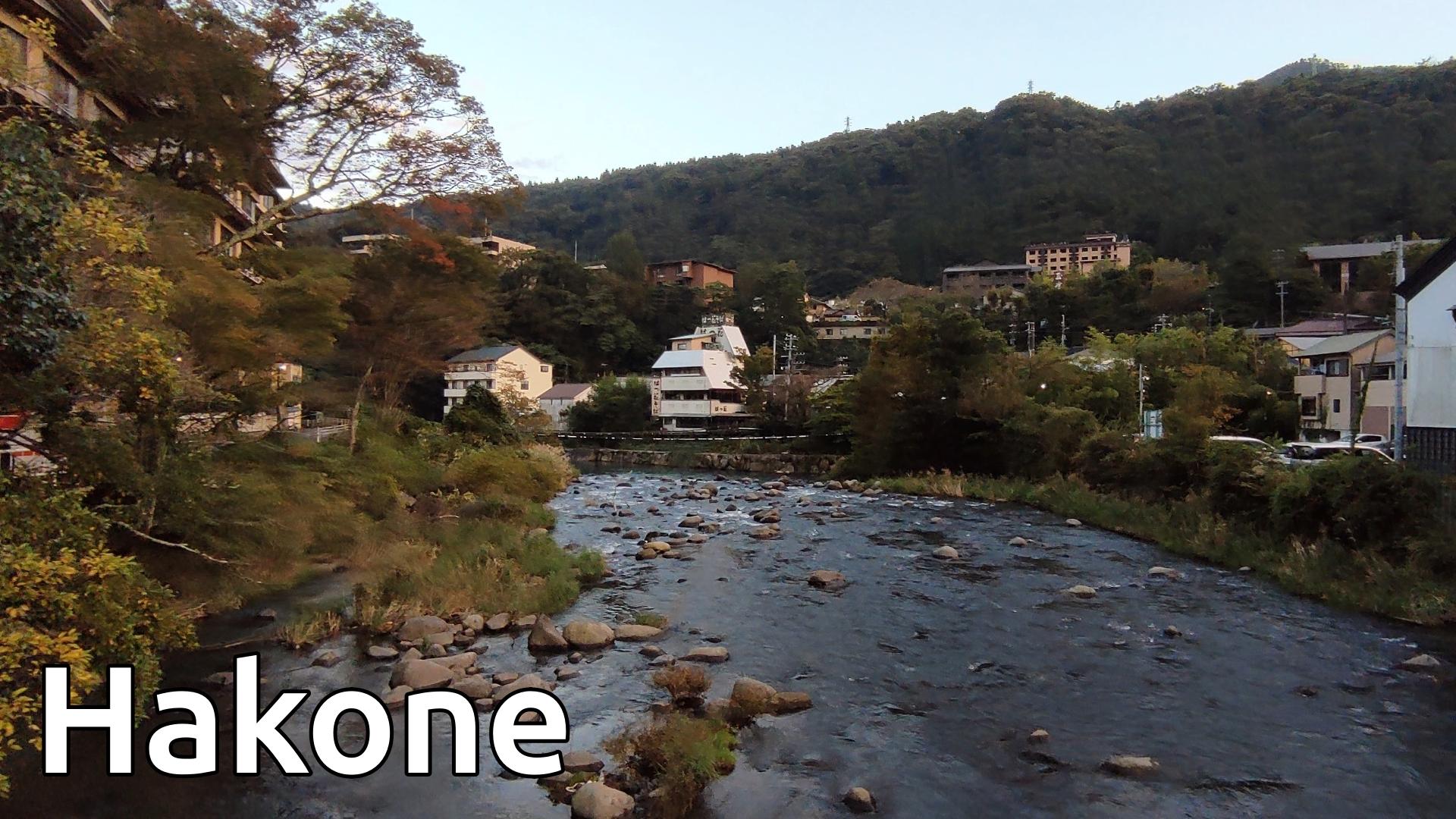 Hakone, vue sur la rivière