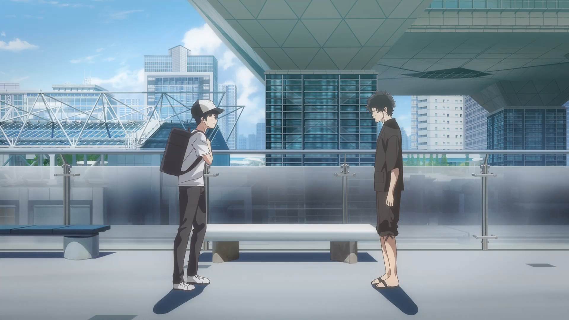 Scène de 2.5 Dimensional Seduction, épisode 21 à 9:30, à Tokyo Big Sight
